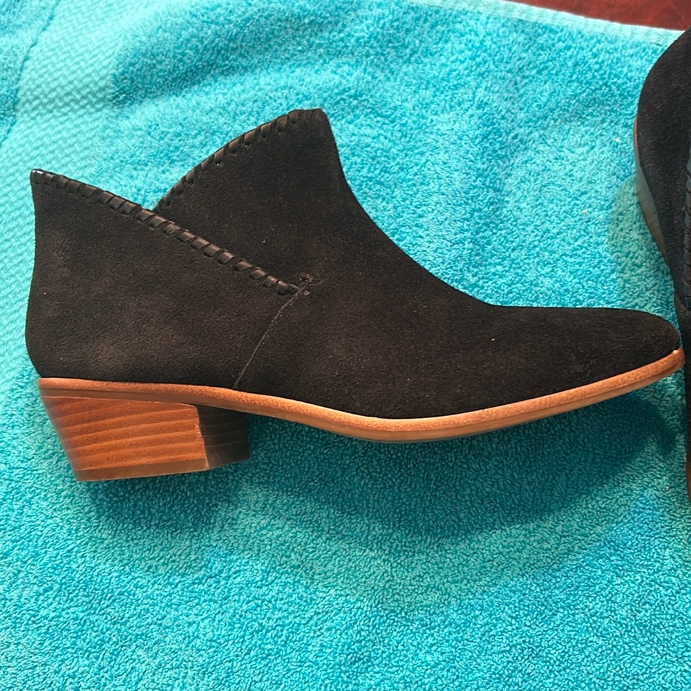 Suede Jack Rogers ankle boots